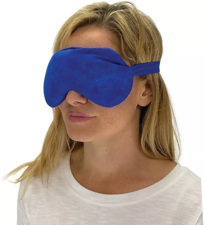 3D Eye Mask Soft Sleep Relieve Stress Weighted Eye Mask សម្រាប់ការគេង ១២