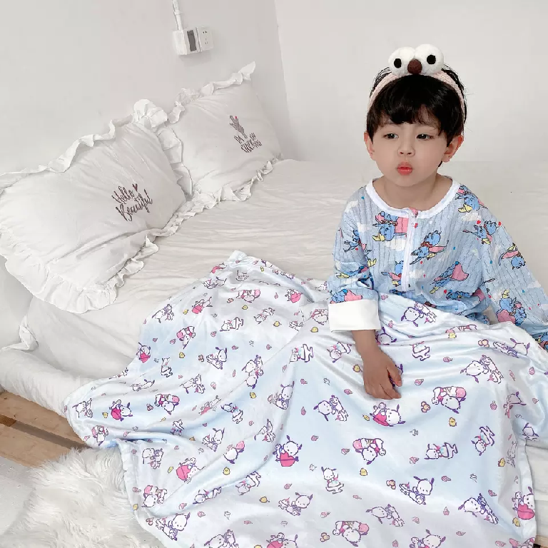 Nimûneya Belaş Super Soft Kids Cartoon Fleece Blanket Throws Baby Swaddle Blanket15