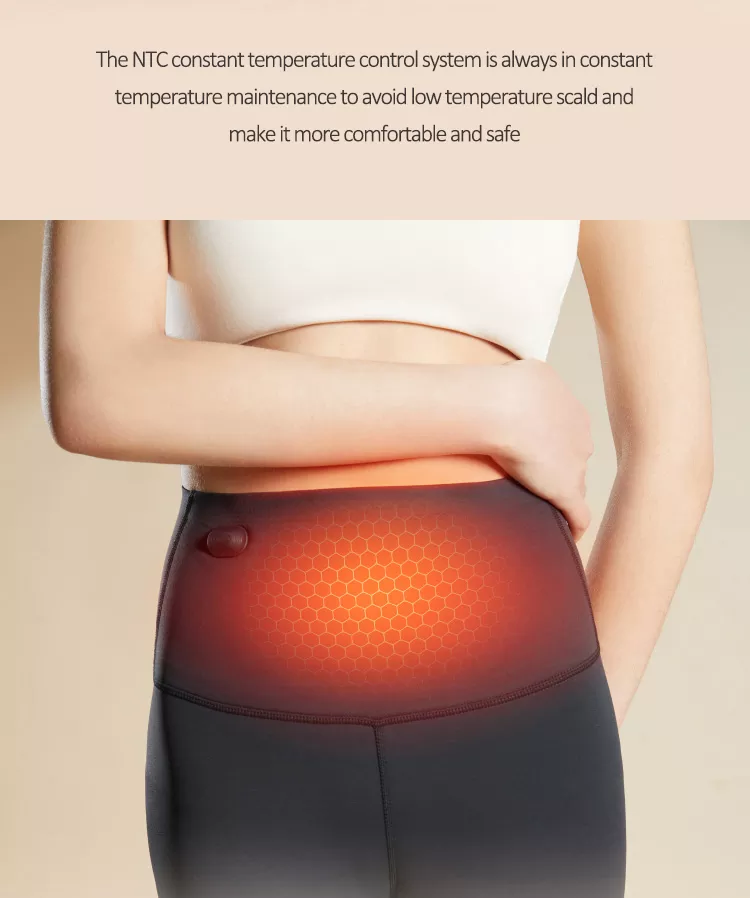Термостатичні штани для йоги з високою талією, нагрівачі USB7