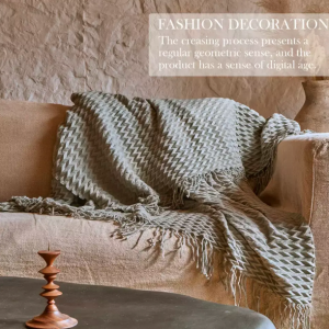 Вязаное одеяло для дома