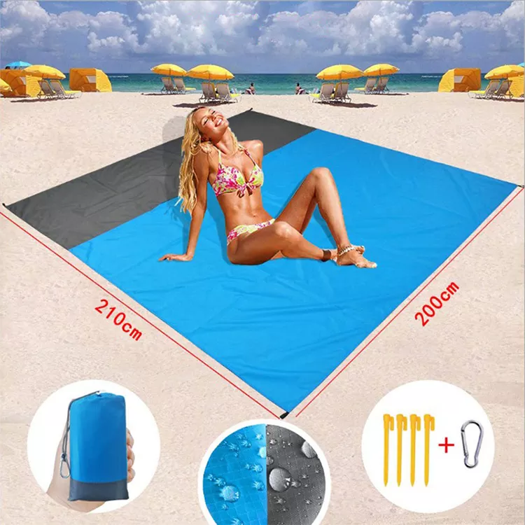 Impresión personalizada al aire libre Playa Camping Picnic Playa Tierra Mat2