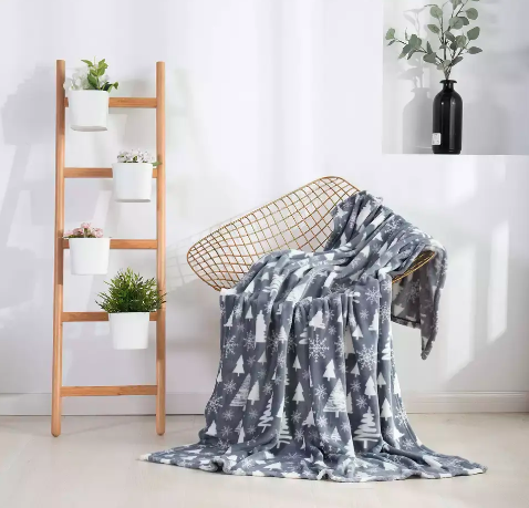 Tiskani božićni pokrivač Pokrivač od flanela i flisa