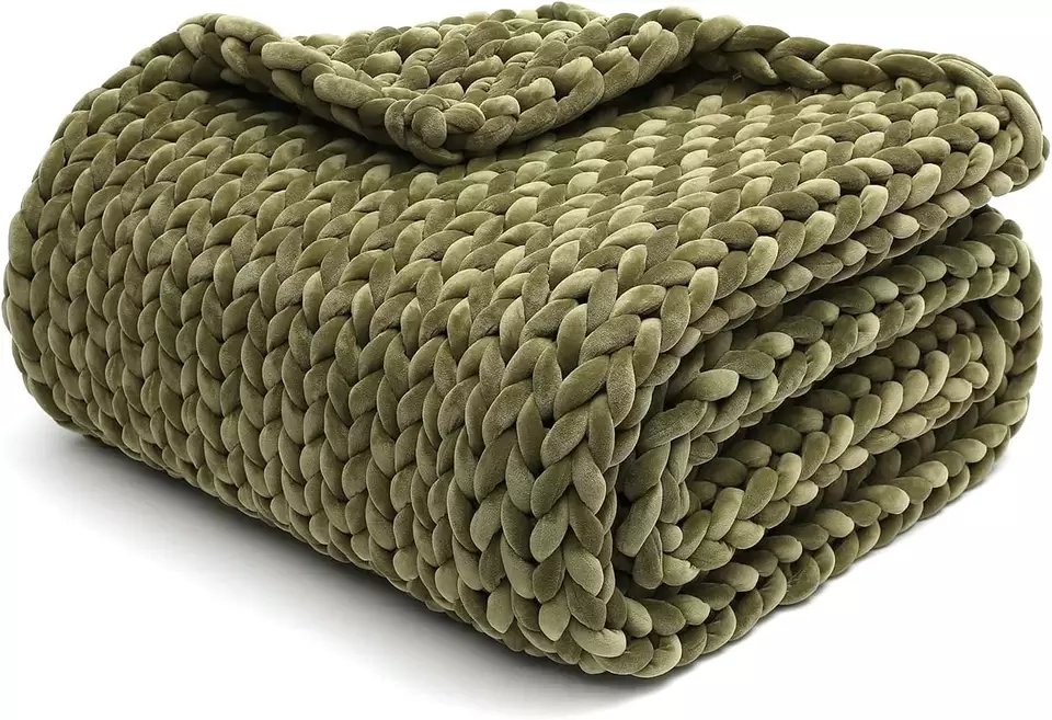 Wholesale cho Handmade mou Chunky Knit Blanket21