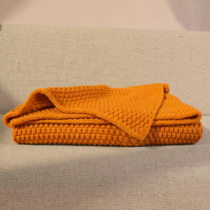Acrylic Knit Throw Blanket
