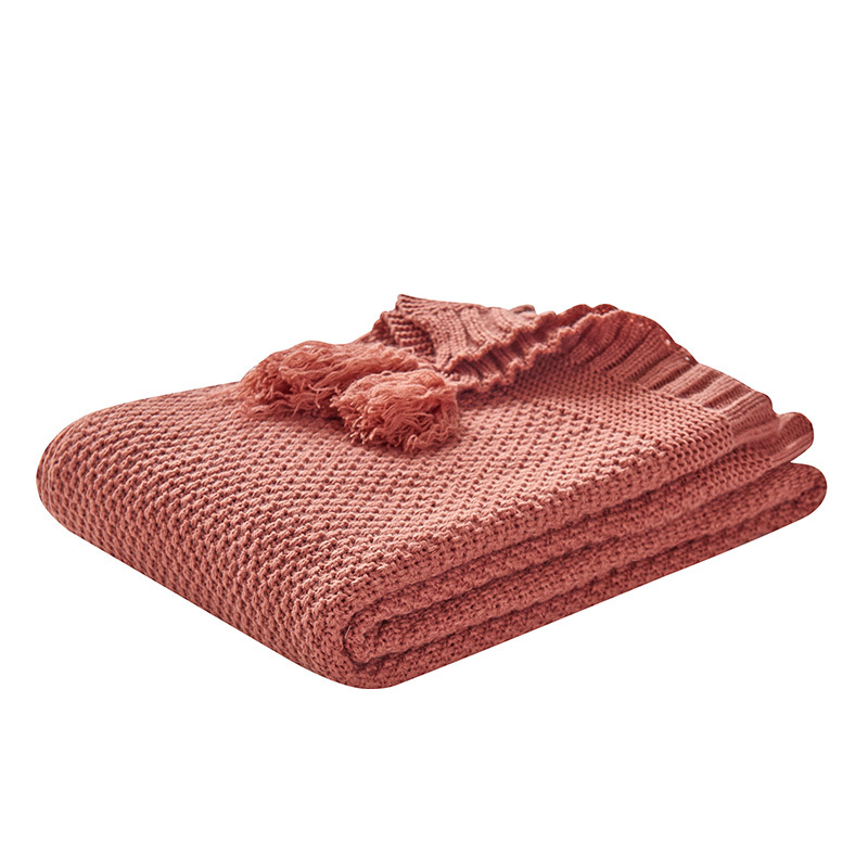 Cotton Throw Knit Blanket (3)