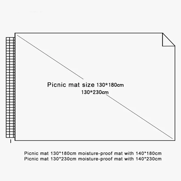 Foldable Waterproof Picnic Blanket Mat