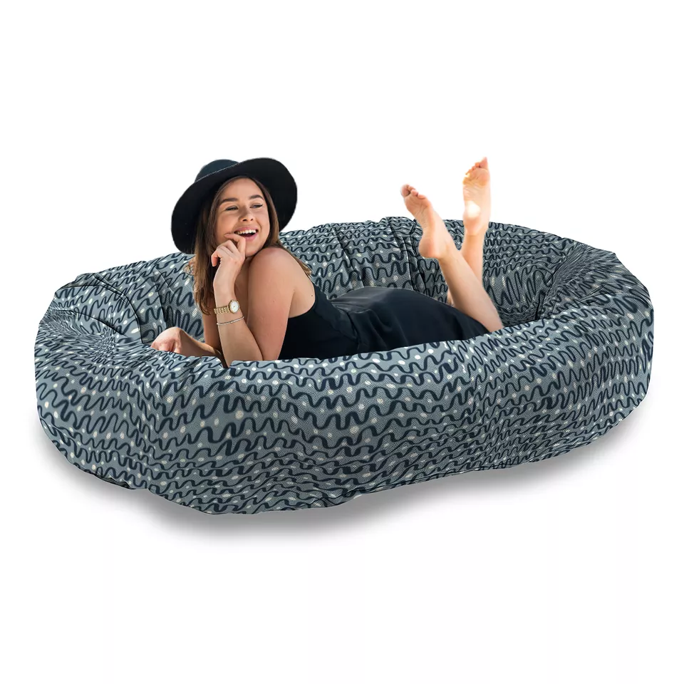 Giant Anti Anxiety Memory Foam Dog Bed Pet Memory Foam Human Bed2