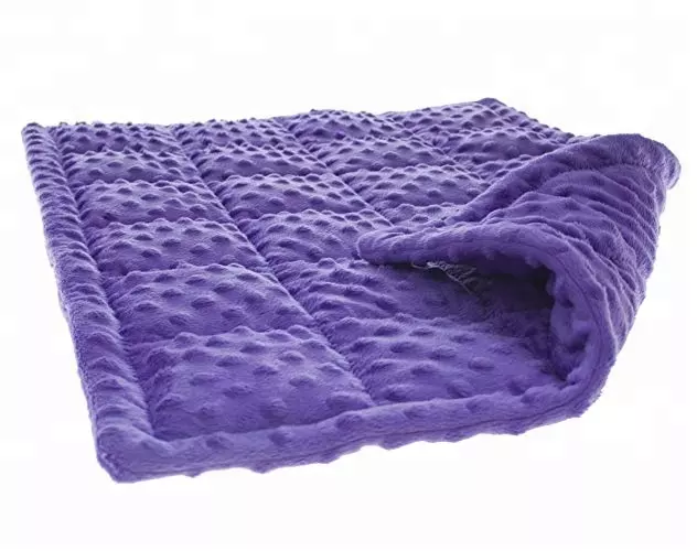 Hot Selling Custom Design Soft Minky 3lbs and 5lbs Sensory Weighted Lap Pad3