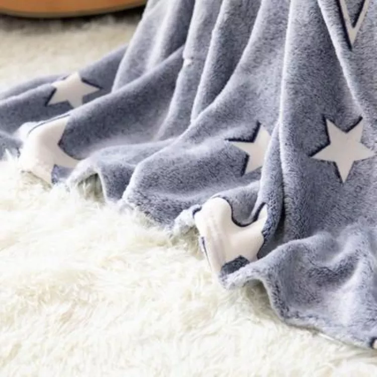 Kuangs Comfortable Glow In The Dark Flannel Fleece Blanket5